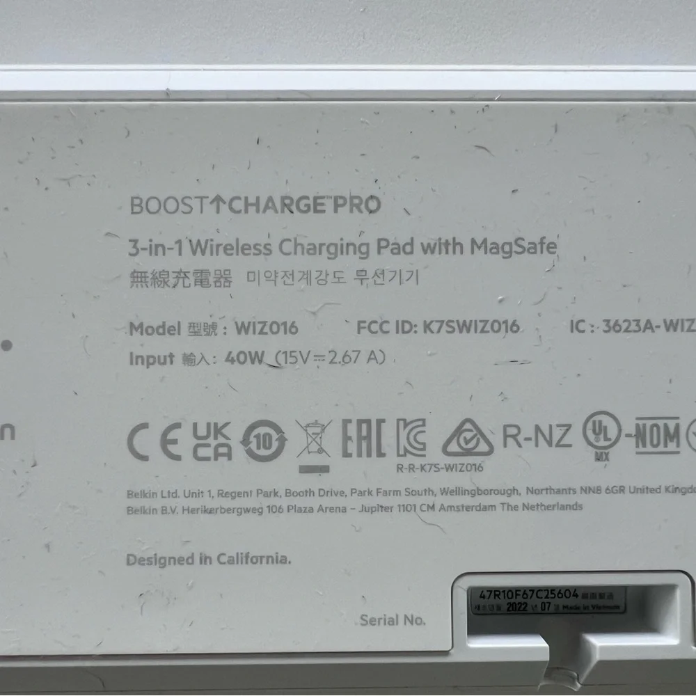 Bellini MagSafe 3in1 Wireless Charging Pad
